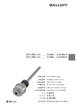 Balluff BTL BNC Series Assembly Instructions Manual preview