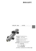 Balluff BTL PF 400 C15A Series User Manual preview