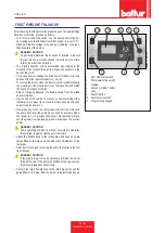 Preview for 66 page of baltur 56460010 Installation, Use And Maintenance Instruction Manual