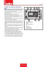 Preview for 71 page of baltur 56460010 Installation, Use And Maintenance Instruction Manual