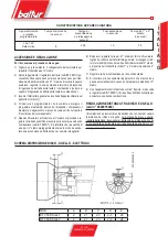 Preview for 17 page of baltur BT 250 DSG 4T Manual