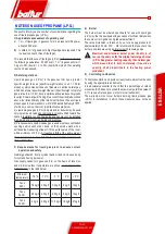 Preview for 17 page of baltur btg 15 me User Instructions