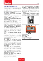 Preview for 43 page of baltur TBG 2000 ME Installation, Use And Maintenance Instruction Manual