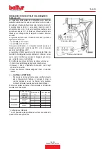 Preview for 21 page of baltur TBG 45 PV Instruction Manual For Installation, Use And Maintenance