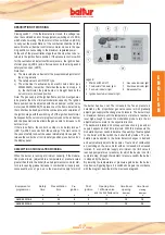 Preview for 14 page of baltur TBG 50LX PN Instruction Manual