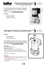 Preview for 35 page of baltur TS 0 GN Instructions Manual