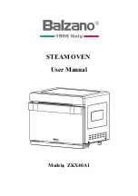 Preview for 1 page of Balzano ZKX40A1 User Manual