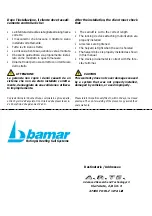 Preview for 40 page of bamar MEJ 1 08-30 Use And Maintenance