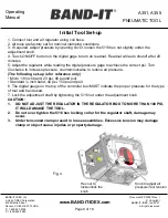 Preview for 8 page of Band-it A35199 Operation Instructions Manual