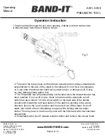 Preview for 9 page of Band-it A35199 Operation Instructions Manual