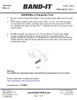 Preview for 11 page of Band-it A35199 Operation Instructions Manual