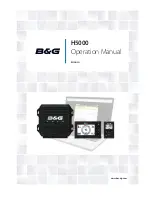 Preview for 1 page of B&G H5000 Pilot Operation Manual