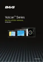 B&G Vulcan Series Instruction Manual preview