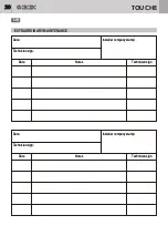 Preview for 20 page of Bandini Industrie GBD TOUCHE Instructions For Installations