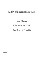 Preview for 1 page of B&K Reference 125.2 S2 User Manual