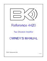 B&K Reference 4420 Owner'S Manual preview