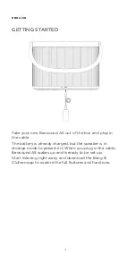 Preview for 4 page of Bang & Olufsen Beosound A5 User Manual