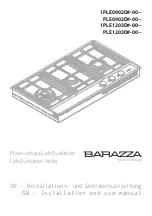 Barazza Lab Evolution 1PLE0902D 00 Series Installation And Use Manual preview