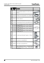 Preview for 48 page of barbas Panorama 110-55 PF2 Preparation Manual