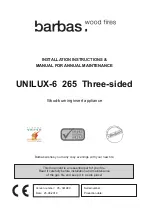 barbas UNILUX-6 Installation Instructions & Manual For Annual Maintenance preview