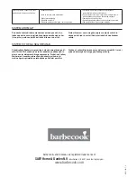 Preview for 128 page of Barbecook Brahma 2.0 Installation Instructions Manual