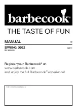 Preview for 1 page of Barbecook SPRING 3002 Manual