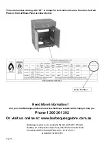 Preview for 26 page of Barbeques Galore ALFRESCO BG2294B-G Instructions For Assembly And Use