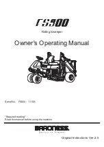 Baroness FS900 Owner'S Operating Manual preview