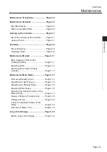 Preview for 63 page of Baroness LM315GC Owner'S Operating Manual