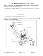 Preview for 7 page of Barreto E16SGB Operator'S Manual