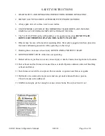 Preview for 12 page of Barreto E622GT Owner'S/Operator'S Manual