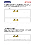 Preview for 11 page of Barrus SHIRE 70 WB Manual