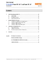 Preview for 6 page of Bartec POLARIS Panel PC 15" User Manual