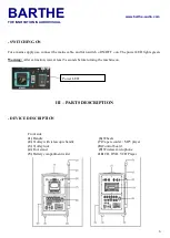 Preview for 6 page of Barthe SOK 80 User Manual