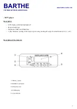 Preview for 7 page of Barthe SOK 80 User Manual