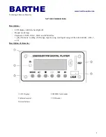 Preview for 8 page of Barthe SOL 160 User Manual