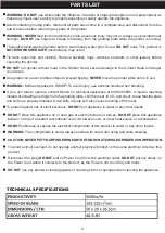 Preview for 3 page of Barton 90803 Owner'S Manual And Safety Instructions