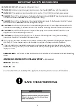 Preview for 3 page of Barton 94023 Owner'S Manual And Safety Instructions