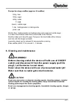 Preview for 20 page of Bartscher 1BW16080 Instruction Manual