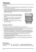 Preview for 8 page of Bartscher 300102 Instruction Manual