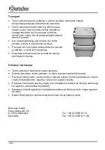 Preview for 56 page of Bartscher 300102 Instruction Manual