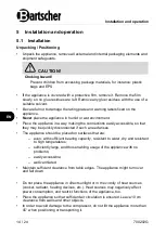 Preview for 16 page of Bartscher 700202G Original Instruction Manual