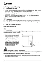 Preview for 16 page of Bartscher Aurora 22 Instruction Manual