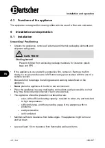 Preview for 14 page of Bartscher Aurora 22 Original Instruction Manual