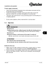 Preview for 15 page of Bartscher Aurora 22 Original Instruction Manual