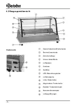Preview for 9 page of Bartscher Buffet Instruction Manual
