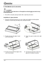 Preview for 29 page of Bartscher Buffet Instruction Manual