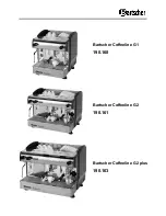 Preview for 3 page of Bartscher Coffeeline 190.161 Instruction Manual