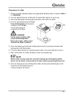 Preview for 39 page of Bartscher Contessa 1000 Instruction Manual