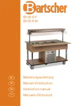 Bartscher EROS R-F Instruction Manual preview